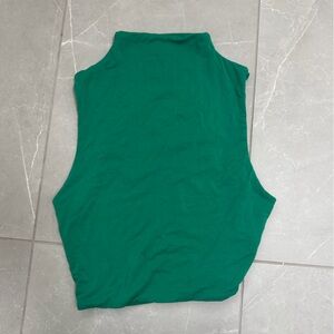Naked Wardrobe Green Sleeveless Top
